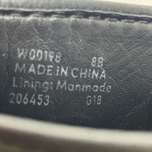 Cole Haan boots moto buckle leather hemlock black sz 8 biker women - Picture 10 of 12